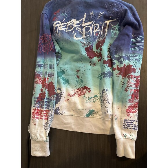 Dreamland Pullover Hoodie Small  Raised Embroidered Graffiti Colorful Street - Picture 8 of 16